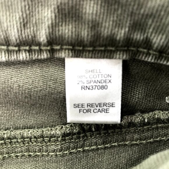 CATO Est. 1946 Womens Size 20W Green High Rise Belted Straight Ankle Jeans NEW - Picture 8 of 16